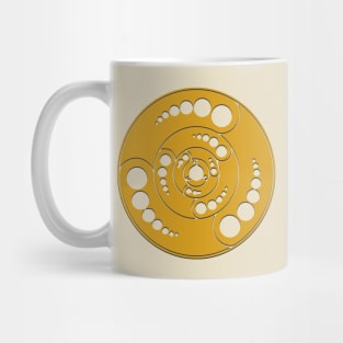 Crop Circle Disc In Gold Mug